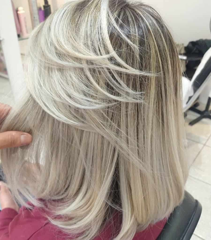 luzes platinadas feminino