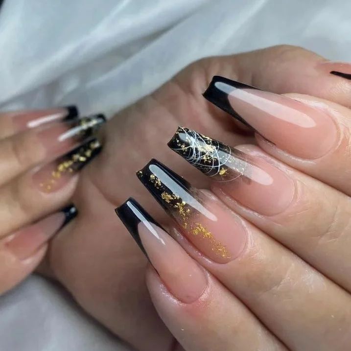 unhas de gel decoradas