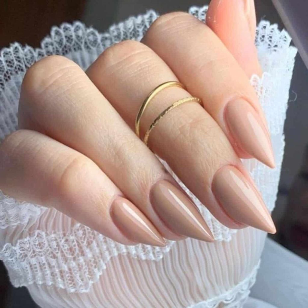 unhas nude