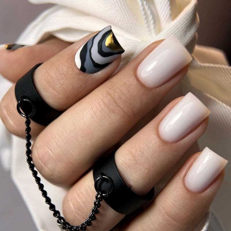 Milky nails: as unhas renda