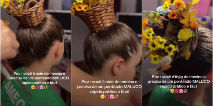 cabelo maluco infantil para meninas