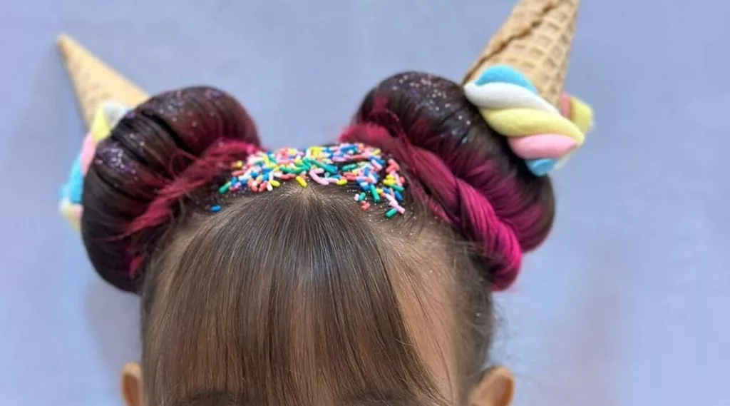 cabelo maluco infantil para meninas